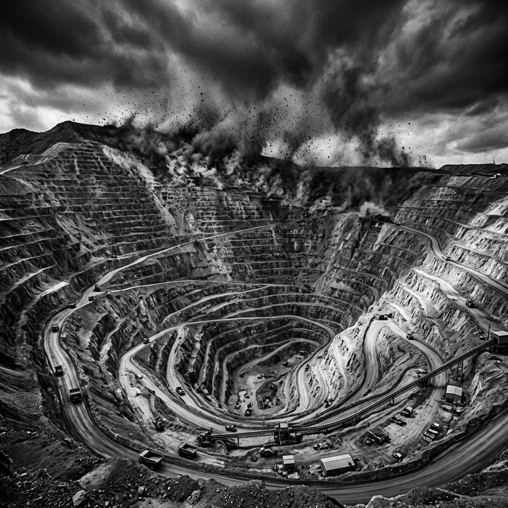 Terraced Mining Pit Amman style